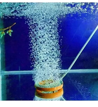 Million Bubbles Air Oxygen Ring Size 5 Aquarium Air Stone 2 Stone For Fish Tank