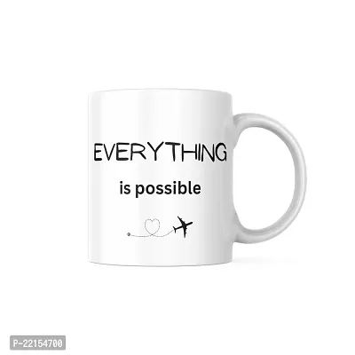 Start Your Day with Positivity: Motivational Coffee Mug | Gift for Friends, Office, Motivational, Masala Chai | Birthday Gift, Anniversary, Startup, Inspirational | Printed Ceramic Coffee Mug 330ML