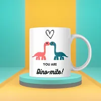 Two Dinos, One Friendship: 'You are Dino-mite' Coffee Mug | Gift for Friends Bestfriend Girlfriend Boyfriend Couple Husband Wife Family Best friend forever motivational inspirational quote-thumb2