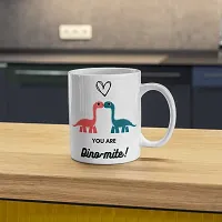 Two Dinos, One Friendship: 'You are Dino-mite' Coffee Mug | Gift for Friends Bestfriend Girlfriend Boyfriend Couple Husband Wife Family Best friend forever motivational inspirational quote-thumb3