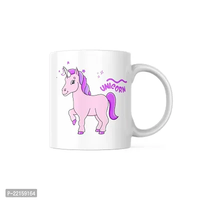 Unicorn Dreams in a Cup: Colorful Printed Coffee Mug | Gift for Girls Girlfriend Sister Friend Bestfriend | Birthday Gift | Printed Ceramic Coffee Mug | 330ML (Pack of 1)-thumb0