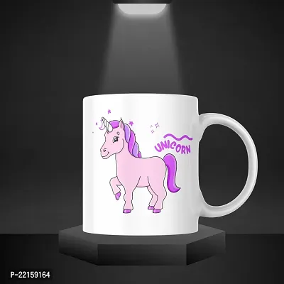 Unicorn Dreams in a Cup: Colorful Printed Coffee Mug | Gift for Girls Girlfriend Sister Friend Bestfriend | Birthday Gift | Printed Ceramic Coffee Mug | 330ML (Pack of 1)-thumb4