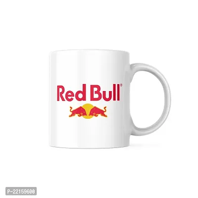 Red Bull Lover's Choice: Logo Printed Coffee Mug | Redbull Lovers Adventure | Gift for Friends Bestfriend Boyfriend Traveller Rider Biker Car | Printed Ceramic Coffee Mug 330ML (Pack of 1)