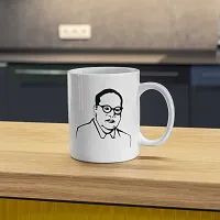 Babasaheb Ambedkar, Jai Bhim, Shahu Maharaj Ceramic Coffee Mug - Gift for Your Loved Ones | White Ceramic Printed Coffee Mug | 330ML (Pack of 1)-thumb4