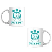 Stay Pawsitive: 'Cute Pet' Motivational Coffee Mug | Gift for Pet Owners, Pet Lover, Dog, Cat, Pets, Animals Lover, Motivational, Masala Chai | Birthday Gift, Inspirational-thumb4