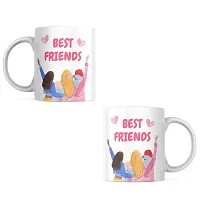 Best Friends Forever: Printed Coffee Mug | Gift for Bestfriends Friends Boyfriend Girlfriend BFF bestie | Birthday gift | Bestfriend Forever | Ceramic Coffee Mug 330ML (Pack of 1)-thumb2