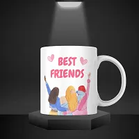 Best Friends Forever: Printed Coffee Mug | Gift for Bestfriends Friends Boyfriend Girlfriend BFF bestie | Birthday gift | Bestfriend Forever | Ceramic Coffee Mug 330ML (Pack of 1)-thumb3