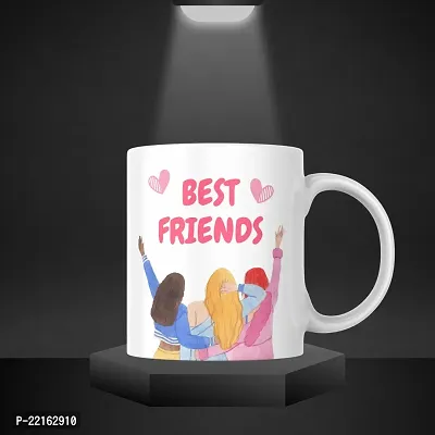 Best Friends Forever: Printed Coffee Mug | Gift for Bestfriends Friends Boyfriend Girlfriend BFF bestie | Birthday gift | Bestfriend Forever | Ceramic Coffee Mug 330ML (Pack of 1)-thumb4