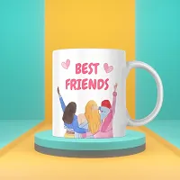 Best Friends Forever: Printed Coffee Mug | Gift for Bestfriends Friends Boyfriend Girlfriend BFF bestie | Birthday gift | Bestfriend Forever | Ceramic Coffee Mug 330ML (Pack of 1)-thumb4