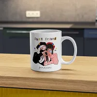 Best Friends Forever: Printed Coffee Cup | Gift for Bestfriends Friends Boyfriend Girlfriend BFF bestie | Birthday gift | Bestfriend Forever | Ceramic Coffee Mug 330ML (Pack of 1)-thumb3