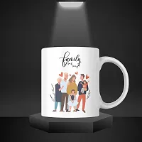 Family is Everything: Motivational Ceramic Mug | Gift for Family, Father, Mother, Grandfather, Grandmother, Masala Chai | Birthday Gift, Anniversary, Inspirational | Printed Ceramic Coffee Mug 330ML-thumb3