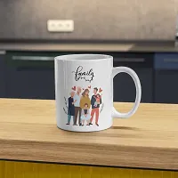 Family is Everything: Motivational Ceramic Mug | Gift for Family, Father, Mother, Grandfather, Grandmother, Masala Chai | Birthday Gift, Anniversary, Inspirational | Printed Ceramic Coffee Mug 330ML-thumb2