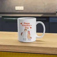 Warm Hearts, Warm Coffee: 'Happy Valentine's Day' Coffee Mug | Valentine's day gift for couple girlfriend boyfriend friends bestfriend birthday bestie husband wife spouse | Printed Ceramic Coffee Mug-thumb4