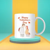 Warm Hearts, Warm Coffee: 'Happy Valentine's Day' Coffee Mug | Valentine's day gift for couple girlfriend boyfriend friends bestfriend birthday bestie husband wife spouse | Printed Ceramic Coffee Mug-thumb3