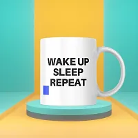 Daily Inspiration: Wake up, sleep, repeat Motivational Mug | Gift for Friends, Office, Motivational, Masala Chai | Birthday Gift, Anniversary, Startup, Inspirational | Printed Ceramic Coffee Mug 330ML-thumb2