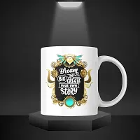 Start Your Day Inspired: 'Dream Big and Create Your Own Story' Coffee Mug | Gift for Friends, Office, Motivational, Masala Chai | Birthday Gift, Anniversary, Startup, Inspirational-thumb3