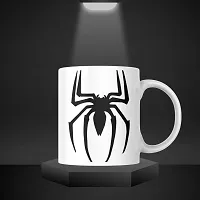 Spider Printed Coffee Mug | Spiderman | Gift for Friends Bestfriend | Printed Ceramic Coffee Mug | 330ML (Pack of 1)-thumb4