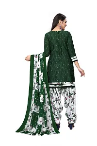 Stylish Prints Crepe Unstitched Dress Material For Women- ( Pack Of 2 )-thumb3