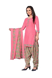 Elegant Multicoloured Cotton Floral Print Dress Material with Dupatta For Women Pack Of 2-thumb2