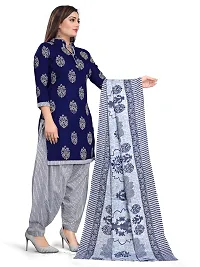 Stylish Prints Cotton Printed Unstitched Dress Material For Women-thumb2