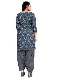 Elegant Multicoloured Cotton Floral Print Dress Material with Dupatta For Women Combo Of 2-thumb2