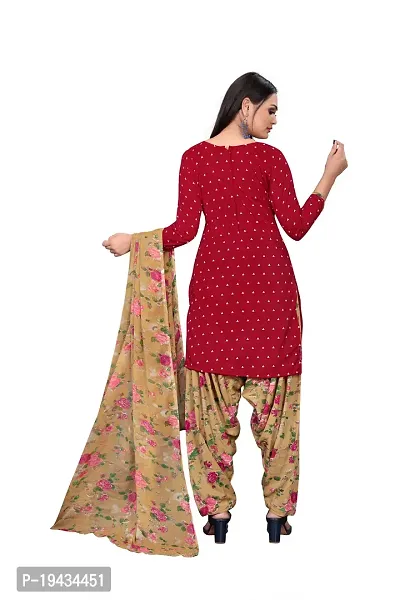 Stylish Prints Crepe Unstitched Dress Material For Women- ( Pack Of 2 )-thumb4