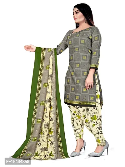 Stylish Prints Cotton Printed Unstitched Dress Material For Women-thumb4