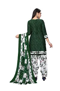 PARADISE PRINTS Crepe Multi Printed Unstitched Dress Material For Women$$Multi Green$$-thumb1