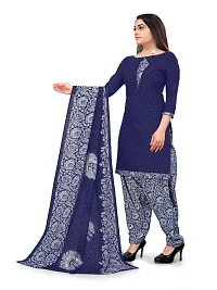 Stylish Prints Cotton Printed Unstitched Dress Material For Women-thumb3