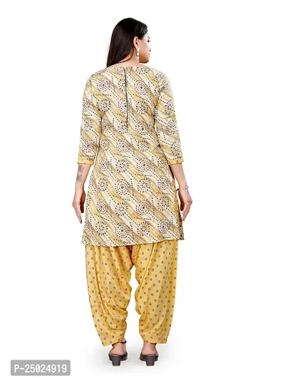 Elegant Multicoloured Cotton Printed Dress Material with Dupatta For Women Pack of 2-thumb3