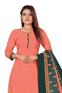 Elegant Multicoloured Cotton Printed Dress Material with Dupatta For Women Pack of 2-thumb3