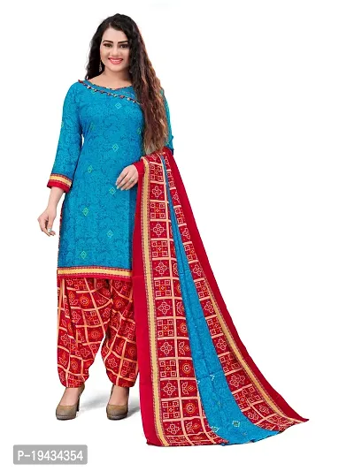 Stylish Prints Cotton Printed Unstitched Dress Material For Women