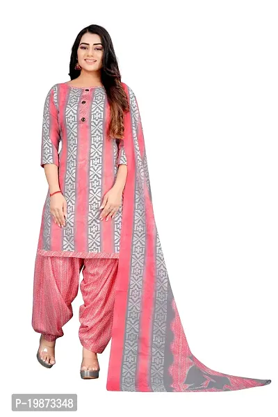 Paradise Prints Cotton Printed Unstitched Dress Material For Women