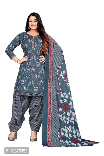 Paradise Prints Cotton Printed Unstitched Dress Material For Women