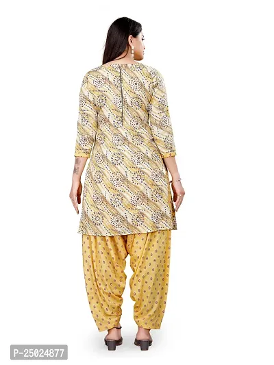 Elegant Multicoloured Cotton Printed Dress Material with Dupatta For Women Pack of 2-thumb3