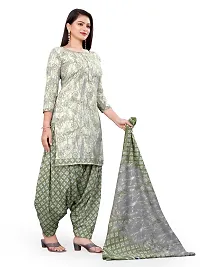 Elegant Multicoloured Cotton Printed Dress Material with Dupatta For Women-thumb3