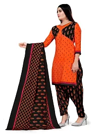 Stylish Prints Cotton Printed Unstitched Dress Material For Women-thumb2