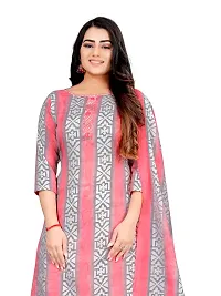 Elegant Multicoloured Cotton Printed Dress Material with Dupatta For Women Pack of 2-thumb3