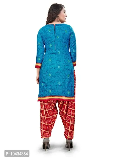 Stylish Prints Cotton Printed Unstitched Dress Material For Women-thumb2