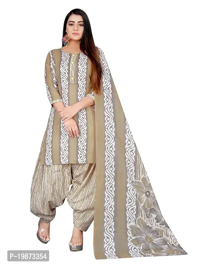 Paradise Prints Cotton Printed Unstitched Dress Material For Women