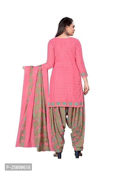 Elegant Multicoloured Cotton Floral Print Dress Material with Dupatta For Women Pack Of 2-thumb4