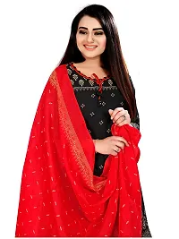 PARADISE PRINTS COTTON UNSTITCHED SALWAR SUIT DRESS MATERIAL FOR WOMEN-{Nature Black}-thumb4