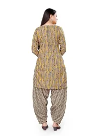 Elegant Multicoloured Cotton Printed Dress Material with Dupatta For Women Pack of 2-thumb2