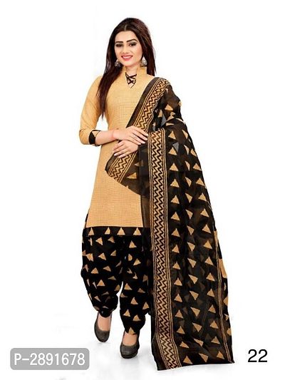 cottan printed dress material with dupatta-thumb0