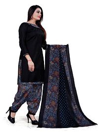 Attractive Cotton Blend Printed Dress Material with Dupatta-thumb2