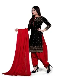 Attractive Cotton Blend Printed Dress Material with Dupatta-thumb3