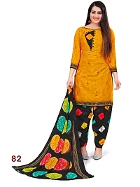 Beautiful Cotton Blend Printed Dress Material with Dupatta-thumb1