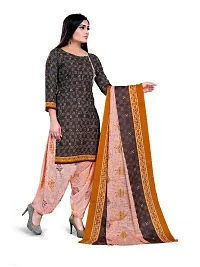 Beautiful Cotton Blend Printed Dress Material with Dupatta-thumb2