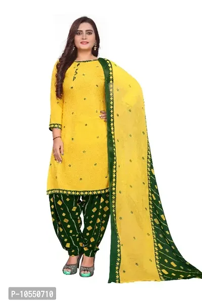 Exclusive Crepe Dress Material with Dupatta