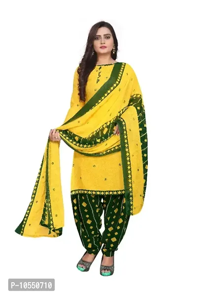 Exclusive Crepe Dress Material with Dupatta-thumb2